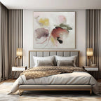 Softly Blended Vegetables in Pastel Hues "Ethereal Harvest" Watercolor Painting On Canvas PS1066