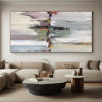 “Colorful Abstract Reflection” - Abstract Landscape - Inspired Painting On Canvas PS0411