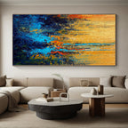 “Vibrant Color Field Abstract” - Abstract Expressionist Painting On Canvas PS0027