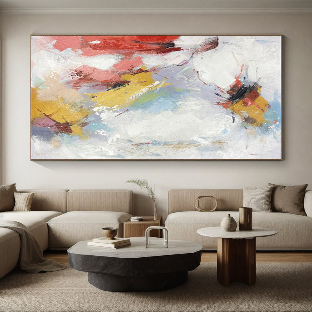 “Colorful Abstract Expressions” - Vibrant Abstract Painting On Canvas PS0294