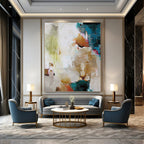 “Colorful Abstract Mix” - Vibrant Abstract Painting On Canvas PT1019