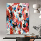 “Color - Drip Abstract Chaos” - Abstract, Emotion - Charged Painting On Canvas PT1585