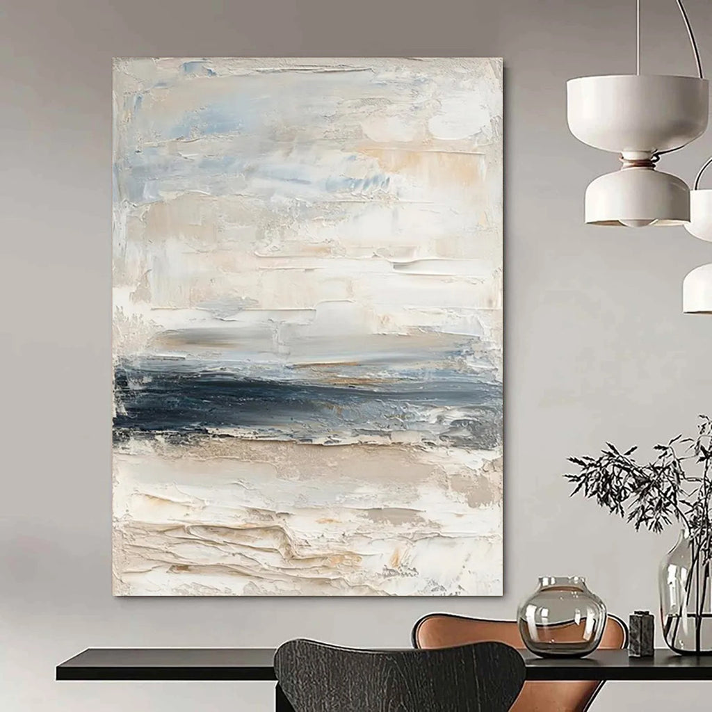 “Neutral Tones Abstract” - Calming Abstract Painting On Canvas DS298