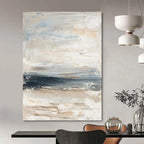 “Neutral Tones Abstract” - Calming Abstract Painting On Canvas DS298