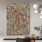 “Colorful Drip 2” - Abstract Expressionist Painting On Canvas PT2347