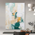Earthy Tones with Textured Brushstrokes "Textured Earth" Abstract Painting On Canvas PS1282