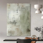 Light Colors with Delicate Lines "Faint Whispers" Abstract Painting On Canvas PS1358