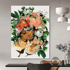“Vibrant Floral Bouquet” - Bold Colors with Expressive Brushstrokes Painting On Canvas DS217