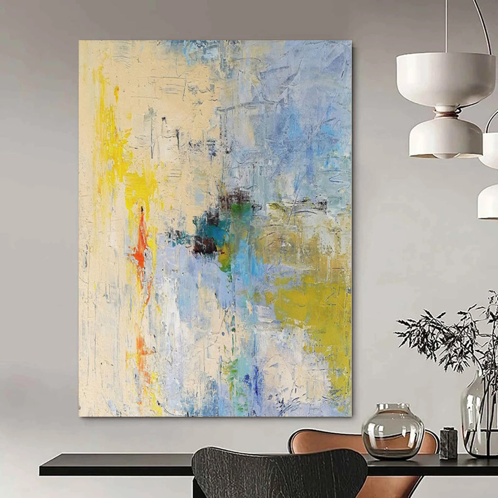 “Colorful Abstract Chaos” - Expressive Abstract Painting On Canvas PS0185