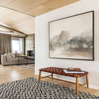 “Muted Earth - Tone Landscape” Landscape Painting On Canvas DKS244