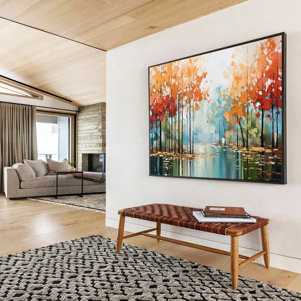 “Golden Spiral Abstract” - Textured Abstract Painting On Canvas PT164