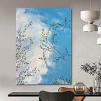 “Sky Through Branches” - Impressionist Landscape Painting On Canvas PT1986