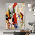 “Colorful Abstract Brushstrokes” - Abstract Expressionist Painting On Canvas PT1955