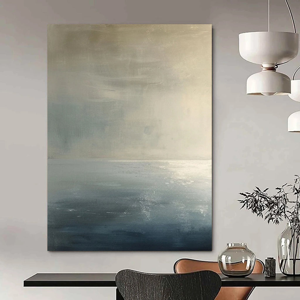 “Soft Tones Abstract” - Subtle Abstract Painting On Canvas DS299