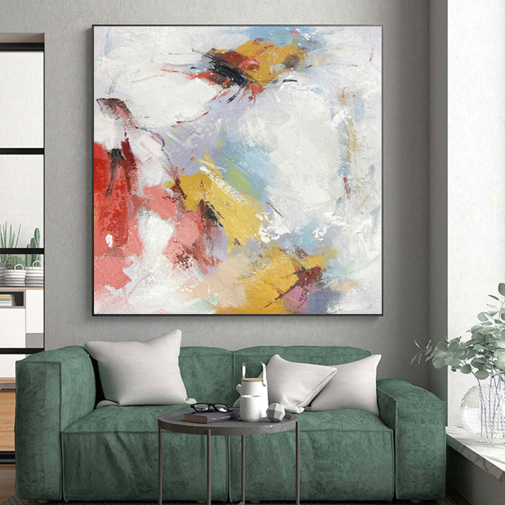“Colorful Abstract Expressions” - Vibrant Abstract Painting On Canvas PS0294