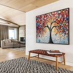 “Misty Forest Path Abstract” - Ethereal Landscape Painting On Canvas PT169