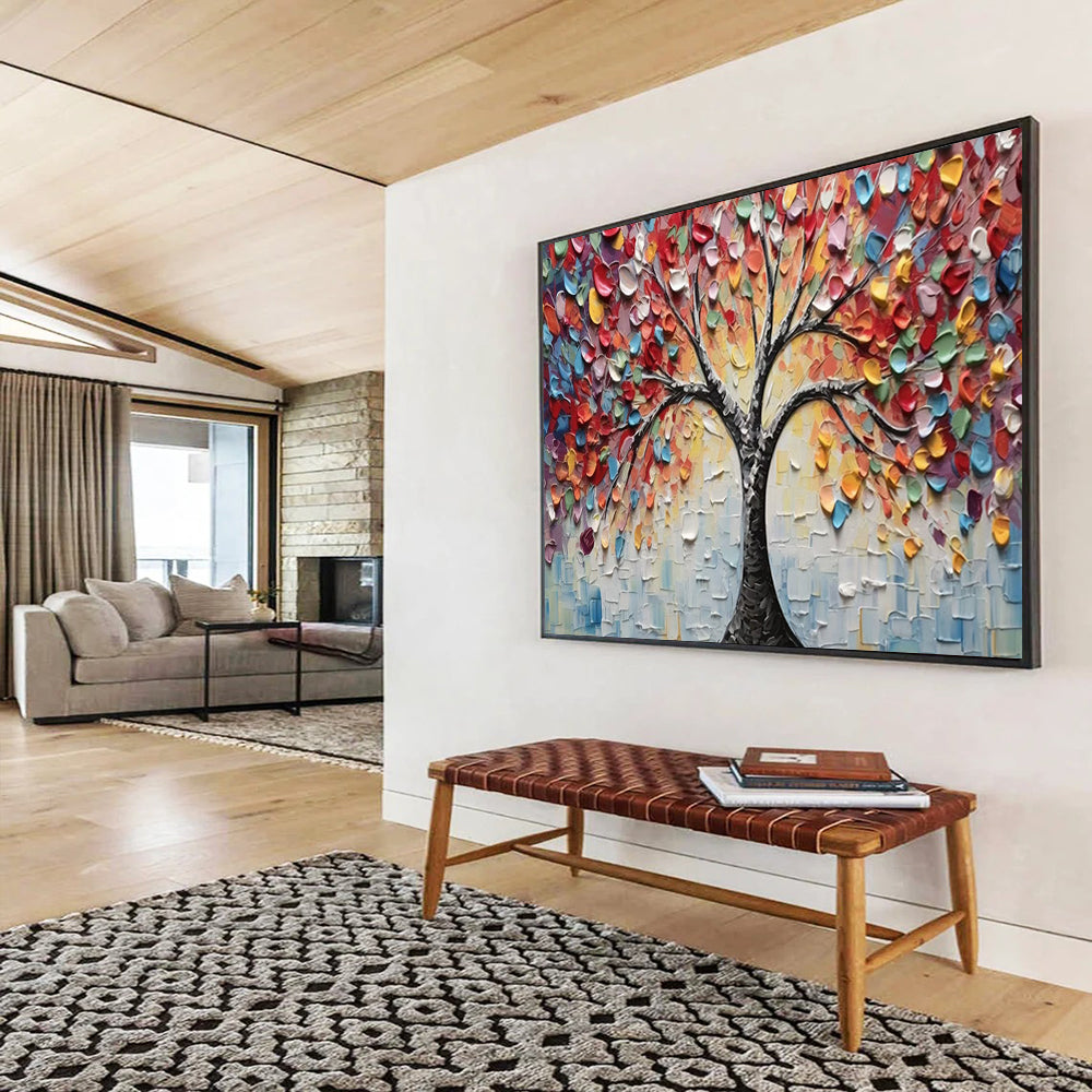 “Misty Forest Path Abstract” - Ethereal Landscape Painting On Canvas PT169