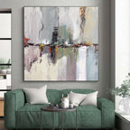 “Colorful Abstract Reflection” - Abstract Landscape - Inspired Painting On Canvas PS0411