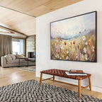 “Colorful Blooms & Meadow Vistas” - Impressionist Floral - Painting On Canvas PT1699