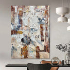 “Colorful Textured Abstract” - Abstract Expressionist Painting On Canvas PT1302