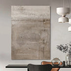 Beige Textured, "Warm Simplicity" – Textured Abstract Painting On Canvas PS0980