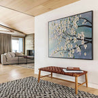 “Blossom Branch” - Impasto Oil Painting On Canvas DKS887