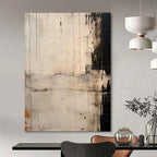 Textured Neutral Background with Subtle Accents "Subtle Textures" Abstract Painting On Canvas PS1209