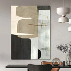 “Color - Drenched Abstract” - Vibrant Pastel Pinks & Blues Painting On Canvas DS158