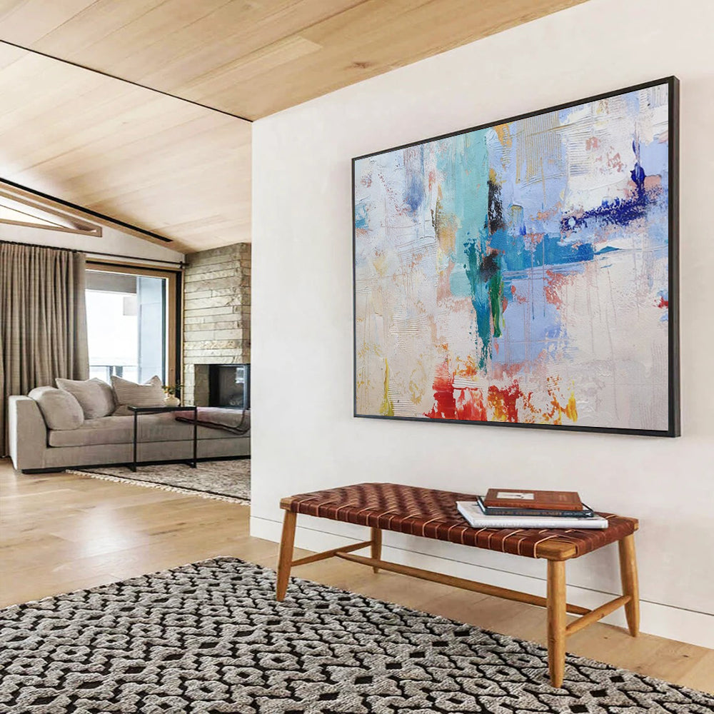 “Colorful Abstract Revisited” - Abstract Expressionist - Painting On Canvas PT1739