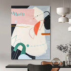 “Pastel - Colored Abstract Mix” - Playful Abstract Painting On Canvas PT1102