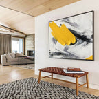 “Bold Color Strokes” - Abstract Impasto Painting on Canvas PT1509
