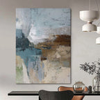 “Soft Abstract Color Blends” - Abstract Painting On Canvas PT1923