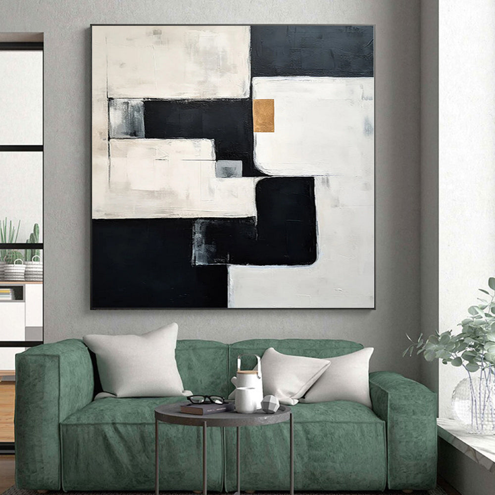 “Geometric Abstract” - Contemporary Abstract Painting On Canvas PS0082