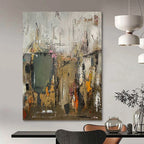“Abstract Urban Decay” - Abstract Expressionist Painting On Canvas PT1038