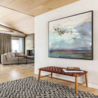 “Pastel Sky and Water” Landscape Painting On Canvas DKS196