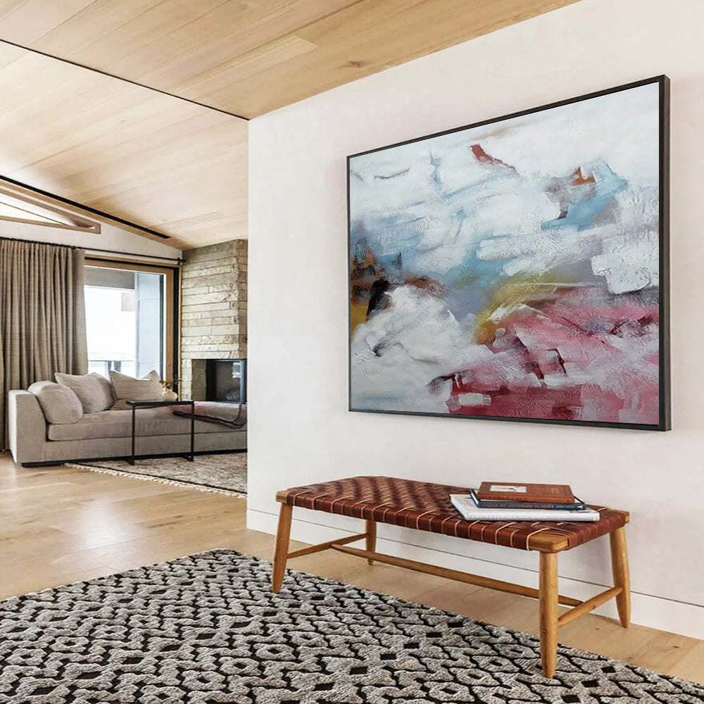 “Soft Color - Blended Abstract” Abstract Painting On Canvas DKS163