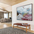 “Soft Color - Blended Abstract” Abstract Painting On Canvas DKS163