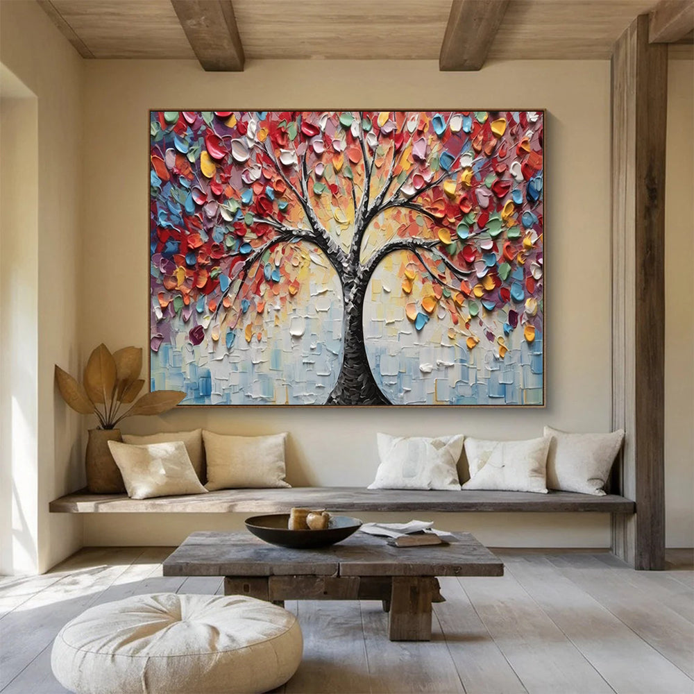 “Misty Forest Path Abstract” - Ethereal Landscape Painting On Canvas PT169