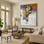 “Autumn Colors Abstract Landscape” - Seasonal Abstract Painting On Canvas PT1021