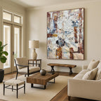 “Colorful Textured Abstract” - Abstract Expressionist Painting On Canvas PT1302