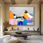“Color Burst Abstract” - Abstract Expressionist Painting On Canvas PT267