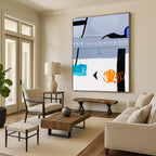 “Grey - White Abstract Details” - Intricate Abstract Painting On Canvas PT1099