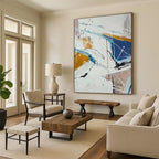 “Dynamic Line Abstraction” - Abstract Expressionist Painting On Canvas DS049