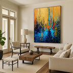 “Vibrant Color Field Abstract” - Abstract Expressionist Painting On Canvas PS0027