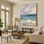 “Calm Sea Impression” - Impressionistic Landscape Painting On Canvas DS048