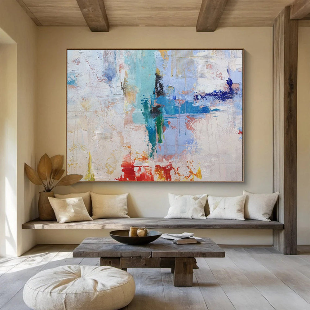 “Colorful Abstract Revisited” - Abstract Expressionist - Painting On Canvas PT1739