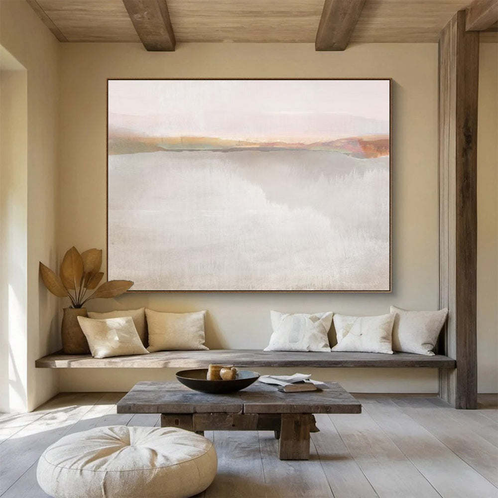 “Black, White, and Red Minimalist Abstract” - Geometric Abstract Painting On Canvas PT120