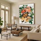 “Vibrant Floral Bouquet” - Bold Colors with Expressive Brushstrokes Painting On Canvas DS217