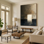 “Dark - Light Abstract Doorway” - Abstract Surrealist Painting On Canvas DS008