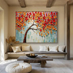 “Colorful Dot Abstract Explosion” - Lively Abstract Painting On Canvas PT168